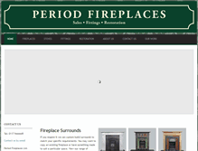 Tablet Screenshot of periodfireplaces.co.uk